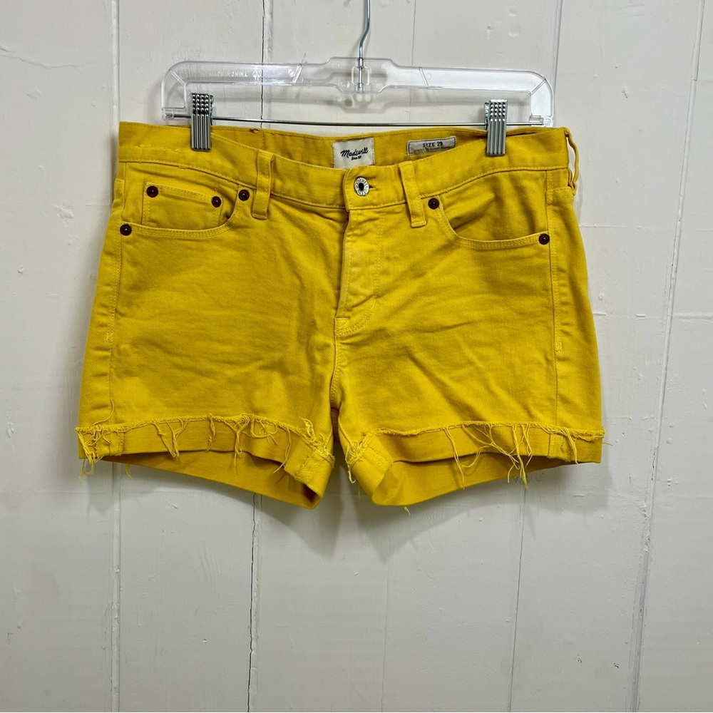 Madewell Marigold Cut Off Shorts